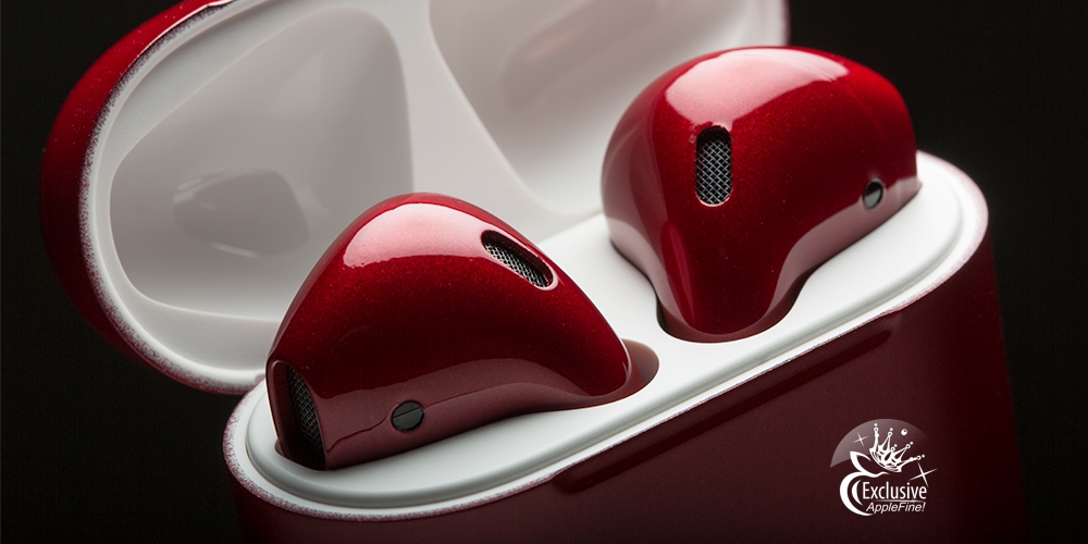 Эксклюзивные наушники  Air Pods Red
